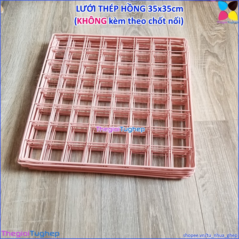 bán chạy nhất Lưới sắt thép lắp ghép đa năng 35x35 cm (KTẶNG KÈM CHỐT NỐI) siêu tiện ích