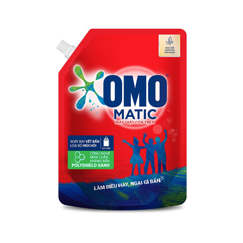Túi Nước giặt OMO Matic cho máy giặt Cửa Trên Bịch  2.2KG