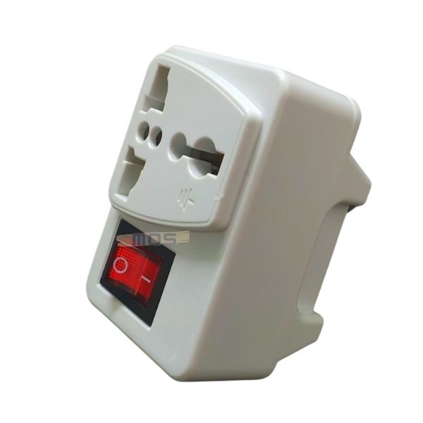 Ổ cắm du lịch chịu tải cao TOSHINO CO6S-A Thái Lan chuyển đổi 3 chấu sang 2 chấu Mos Shop