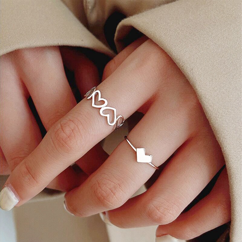 Nhẫn Thiết Kế Đơn Giản Thời Trang Tinh Tế Cho Nữ
