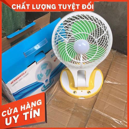 [XẢ KHO] FREE SHIP  Quạt gập tích điện có đèn 5580