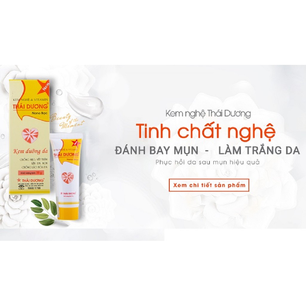 Kem nghệ Thái dương - 20g - Nano bạc - ngừa mụn, ngừa thâm nám, côn trung cắn