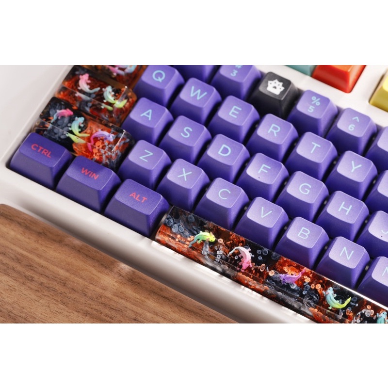 Nút bàn phím cơ kì giông mexico.Keycap resin mexico salamander.Keycap artisan