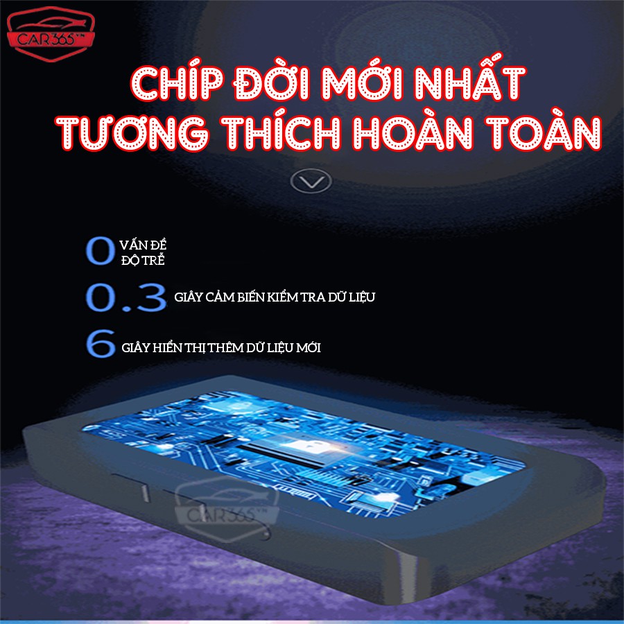 Cảm biến áp suất lốp 6 bánh cho xe tải, xe khách với pin mặt trời và màn hình LCD cao cấp CHÍNH HÃNG CAR365 - CAR34