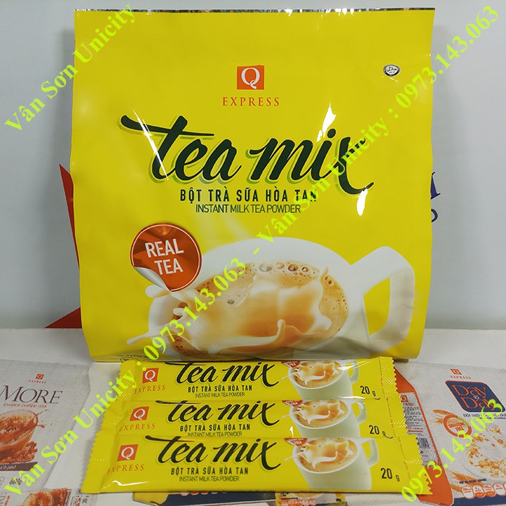 Trà sữa Tea mix Trần Quang bịch 480g (24 gói dài * 20g)