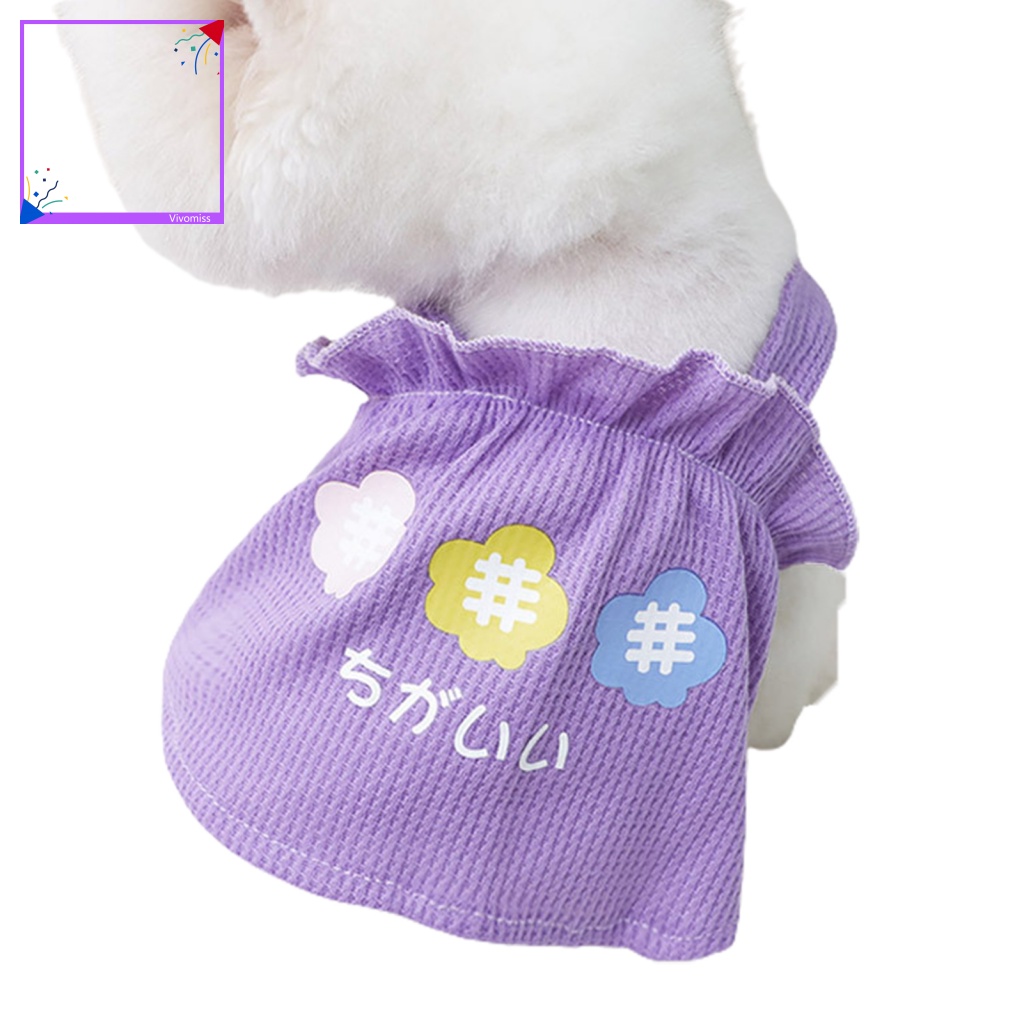 Trang Phục Hóa Trang Công Chúa Nhỏ Cổ Tròn Thoáng Khí Cho Thú Cưng