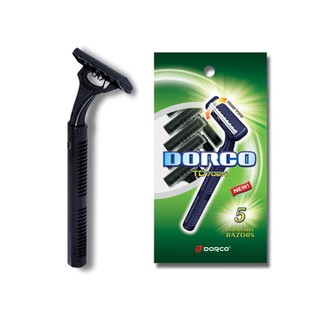 Dao cạo râu Hàn Quốc 2 lưỡi DORCO TD 702 (gói 5 dao cạo)