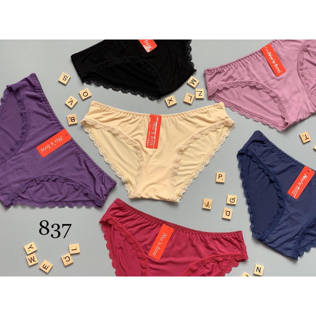 Set 10 quần lót thái lan No'bra 837