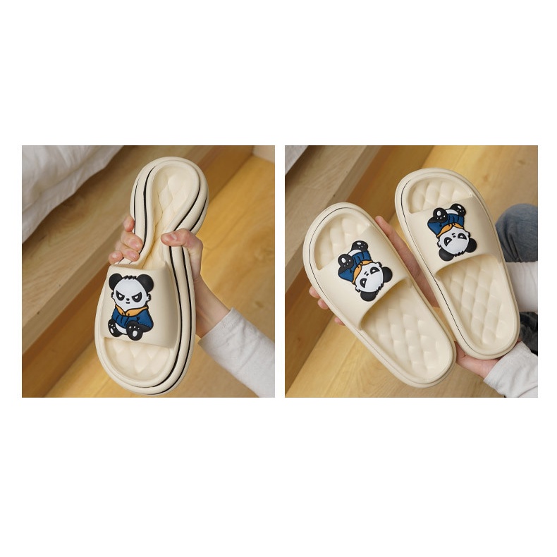 Dép đi trong nhà cute hình động vật kiểu dáng hiện đại cực đẹp, Dép lê quai ngang mang trong nhà chống trượt hình con hổ