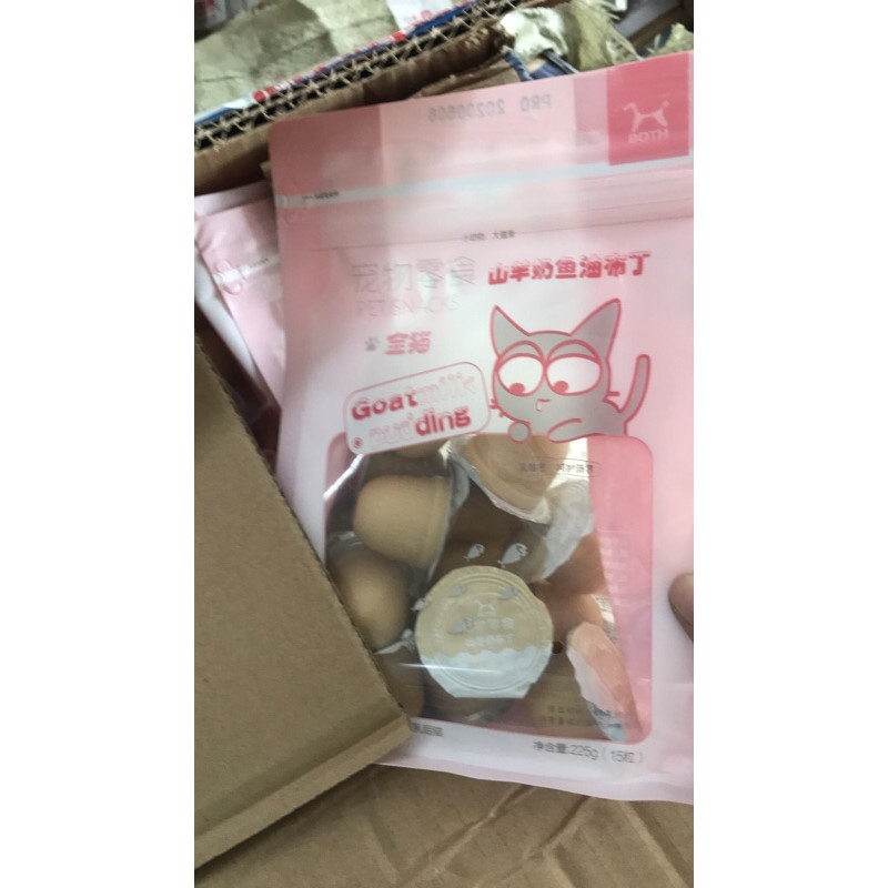 Viên pudding sữa dê