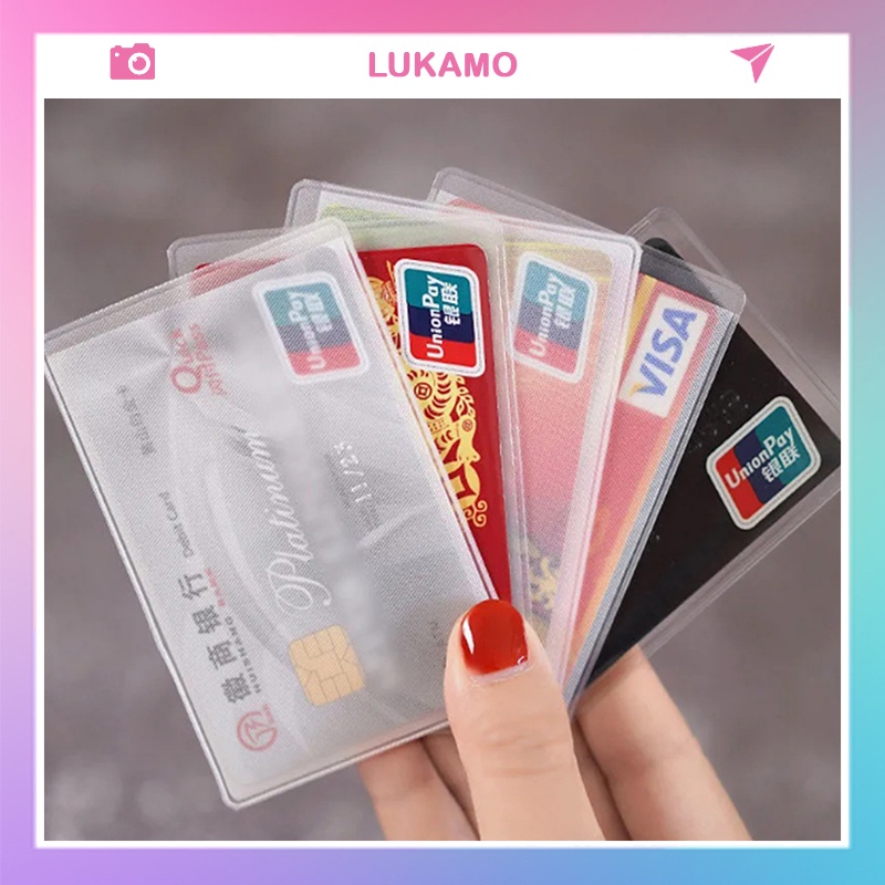 Vỏ bọc thẻ căn cước bằng lái xe SET 10 CÁI dai bền cao cấp LUKAMO TI20