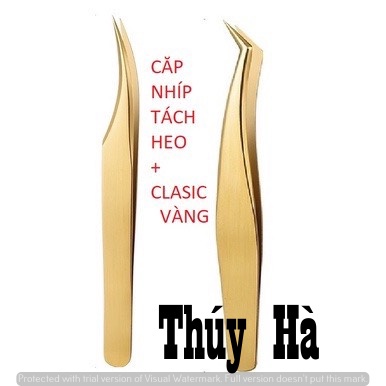 NHÍP NỐI MI CLASSIC NHÁM + TÁCH HEO- DỤNG CỤ NỐI MI THÚY HÀ