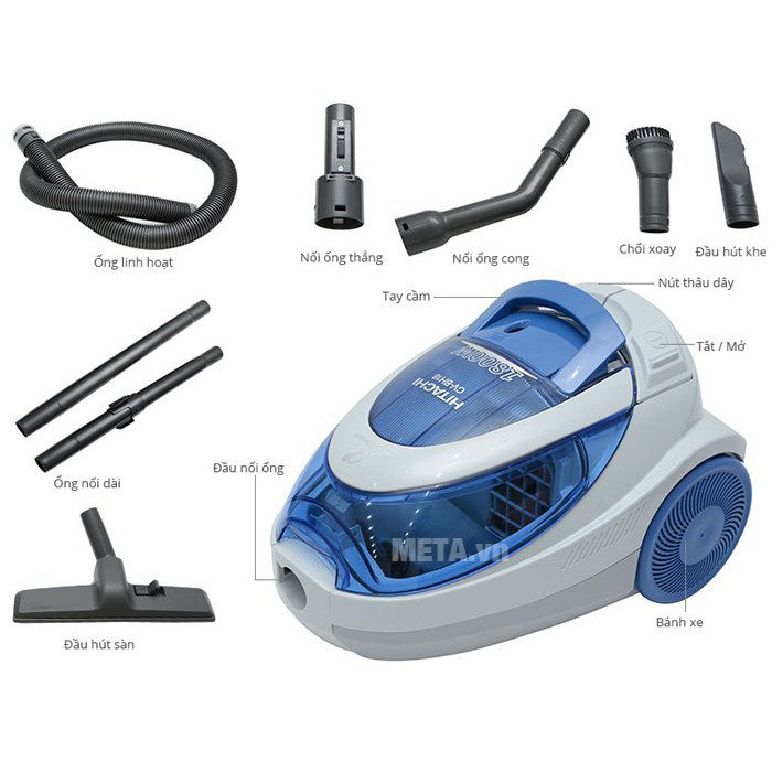 [Mã ELMS5 giảm 7% đơn 300K] Máy hút bụi Hitachi CV-BH18 - 1800W | BigBuy360 - bigbuy360.vn