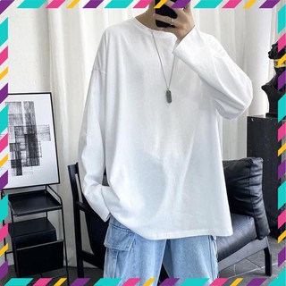 [ẢNH THẬT] Áo thun dài tay longtee basic siêu hot chất cotton cực đẹp - A1