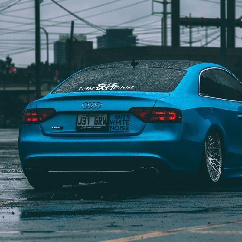 Miếng Dán Trang Trí Kính Chắn Gió Phía Sau Xe Hơi Chống Thấm Nước In Chữ Tiếng Anh Độc Đáo