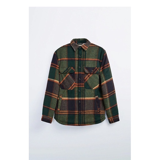 Áo khoác Flannel, áo khoác nam giới mùa thu và mùa đông với nhung chần bông giản dị thương hiệu nổi tiếng ZA