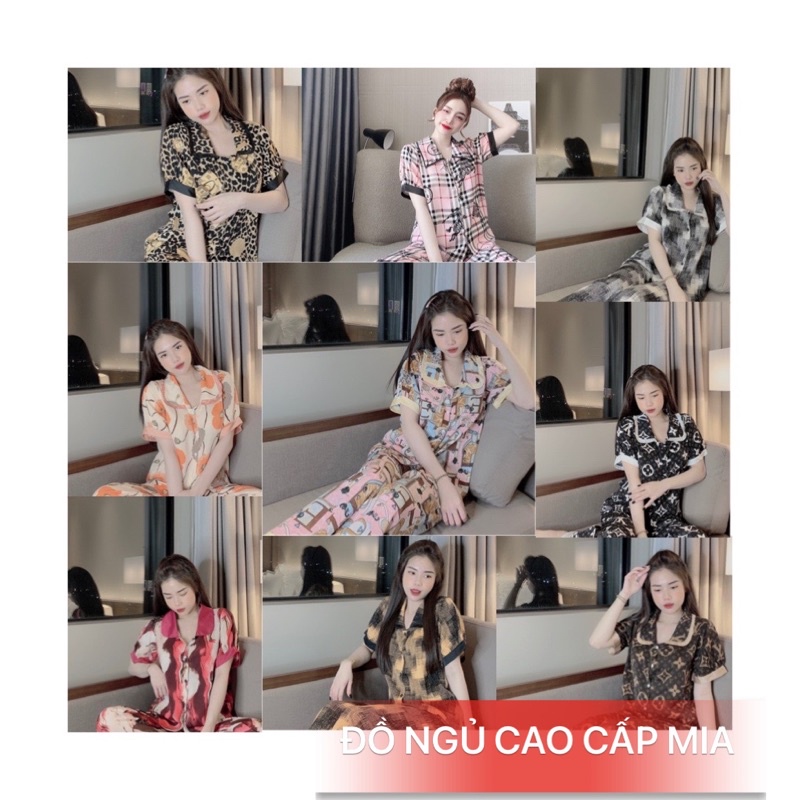 Đồ bộ pyjama freesize, pizama Mango nữ mặc nhà, đồ bộ Mango