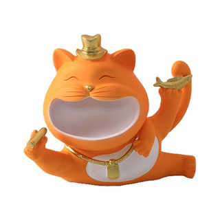 Tượng Mèo May Mắn Để Bàn Trang Trí