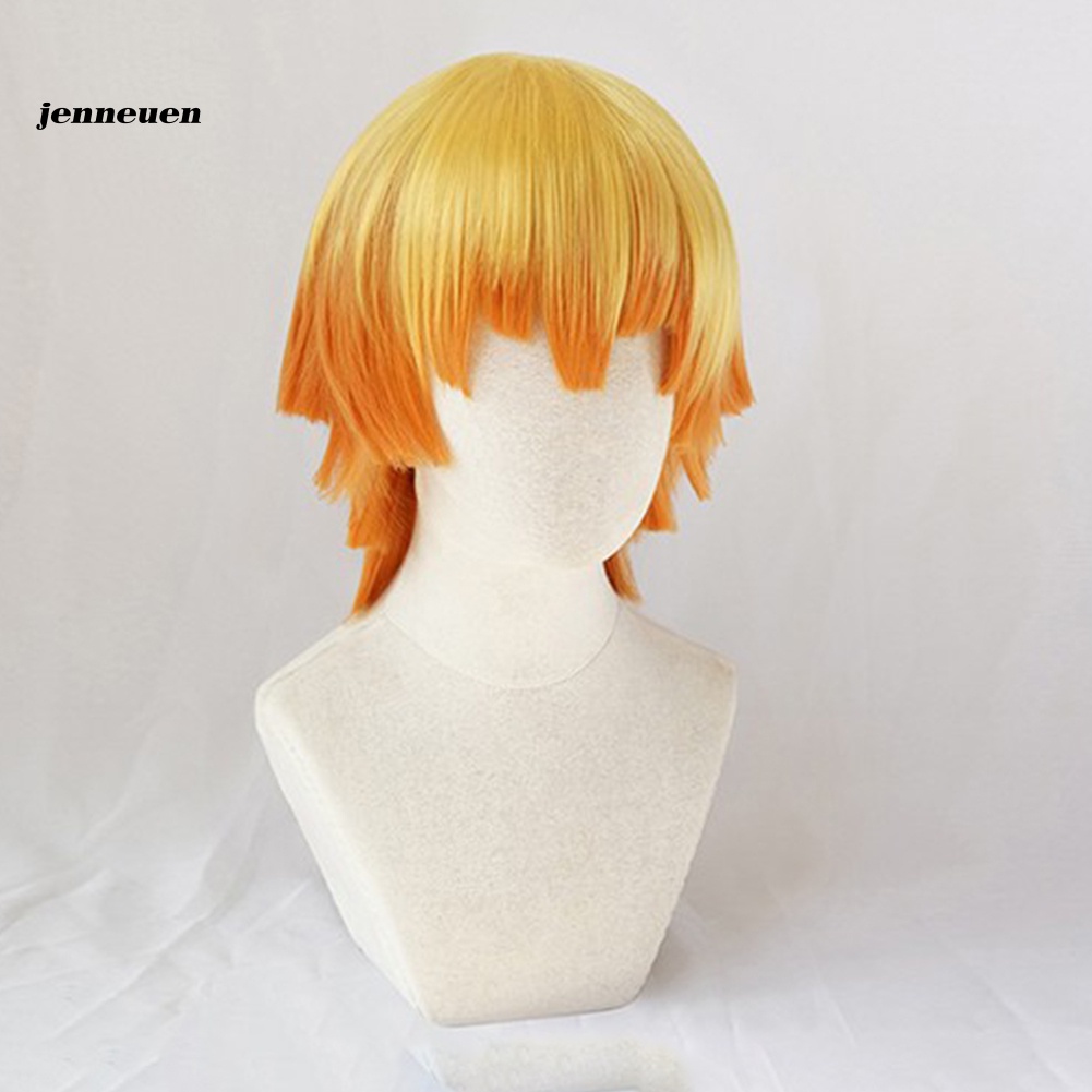 Tóc giả ngắn màu vàng chịu nhiệt hóa trang nhân vật anime