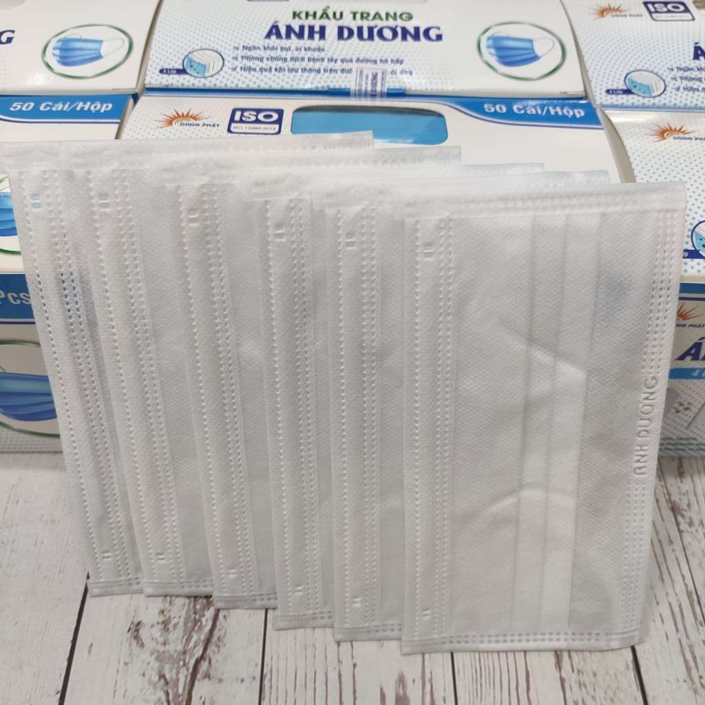 [Bán Sỉ] Hộp 50 cái khẩu trang 4 lớp Ánh Dương - Đủ màu - Hàng có sẵn | BigBuy360 - bigbuy360.vn
