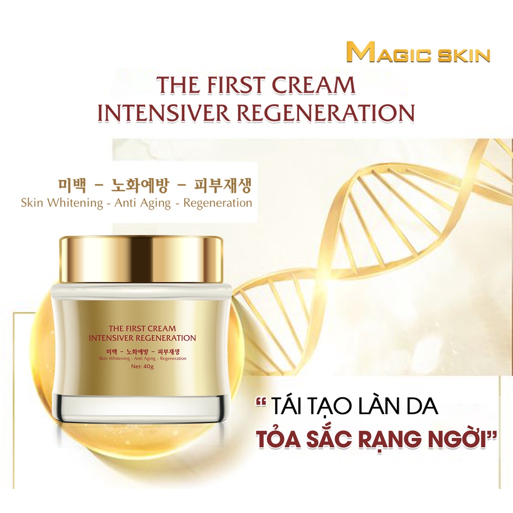 Kem tái sinh dưỡng da Magic Skin The First Cream Intensive Regeneration 40G