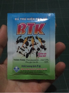 Combo 2 gói Bả trừ kiến tận tổ BTK (gói 5g)