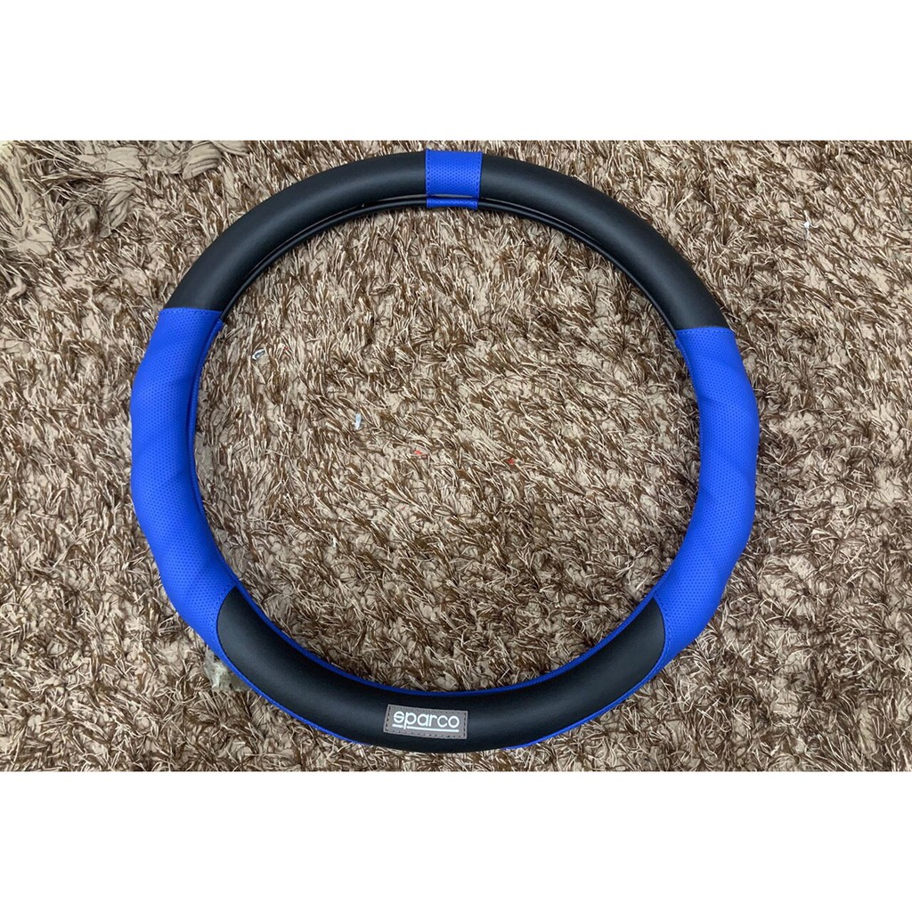 Bọc vô lăng SPARCO loại 1 da PU mềm đẹp đường kính 38cm phù hợp xe 4,5,7 chỗ