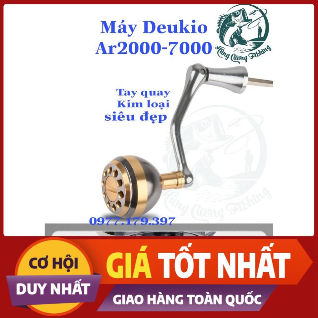 Máy Câu Cá Deukio AR Độ Núm Tròn _Full Kim Loại_ Cực Chất,Siêu Khỏe - Đồ câu uy tín số 1