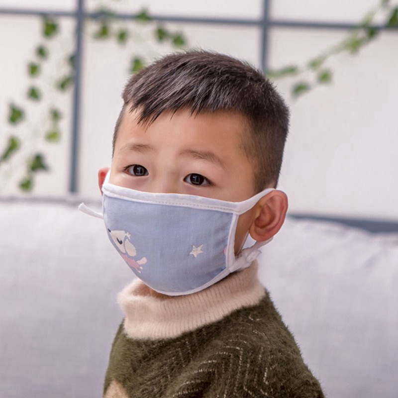 Khẩu trang vải than tre sơ sinh có dây điều chỉnh đủ size mặt cho bé tiện lợi không lo về kích cỡ