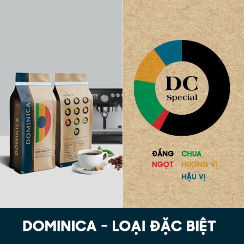 Dominica Coffee - LOẠI ĐẶC BIỆT - DCS ( Tỷ Lệ Vàng Của Robusta , Arabica và Culi Robusta  )