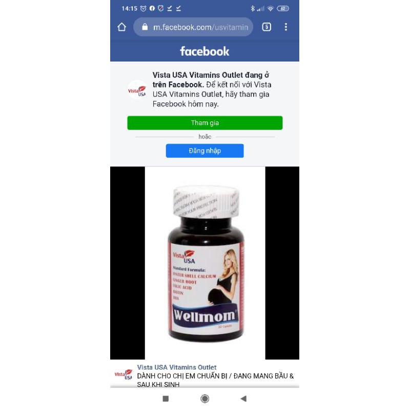 viên bổ bà bầu WELLMOM.