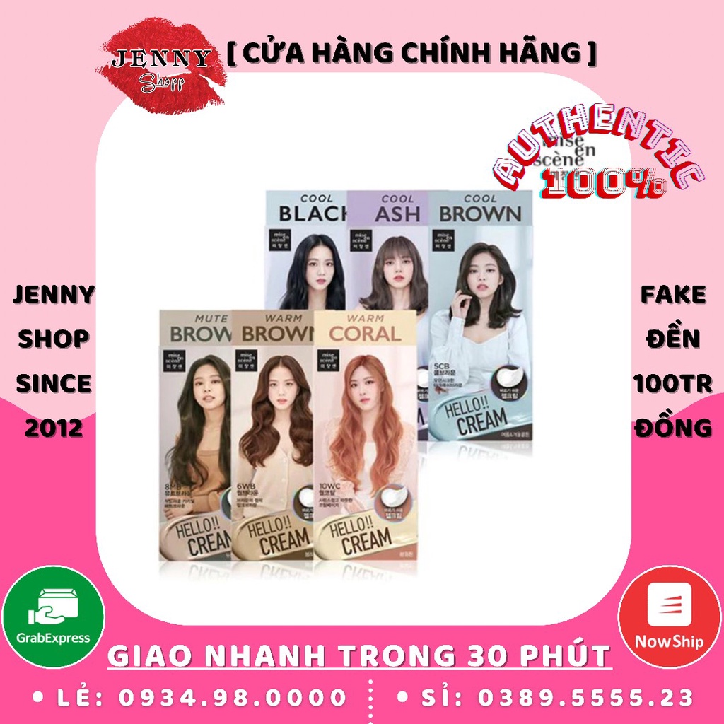 Thuốc Nhuộm Tóc Mise En Scene Hello Cream Personal Hair Color