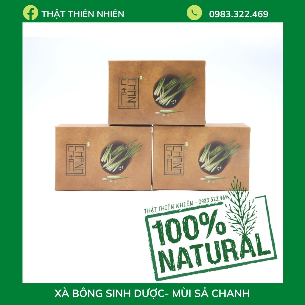 Xà Bông Sinh Dược Mùi Sả Chanh (Bánh 100gr) - Xà Phòng handmade | BigBuy360 - bigbuy360.vn