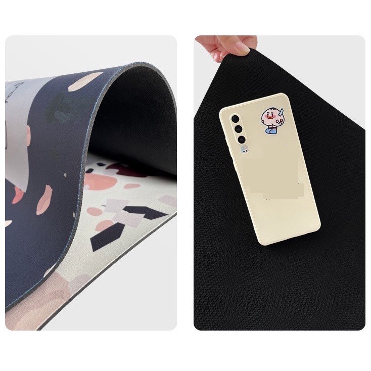 Thảm chùi chân thấm hút nước tốt  họa tiết SẮC MÀU, phong cách hiện đại sang trọng