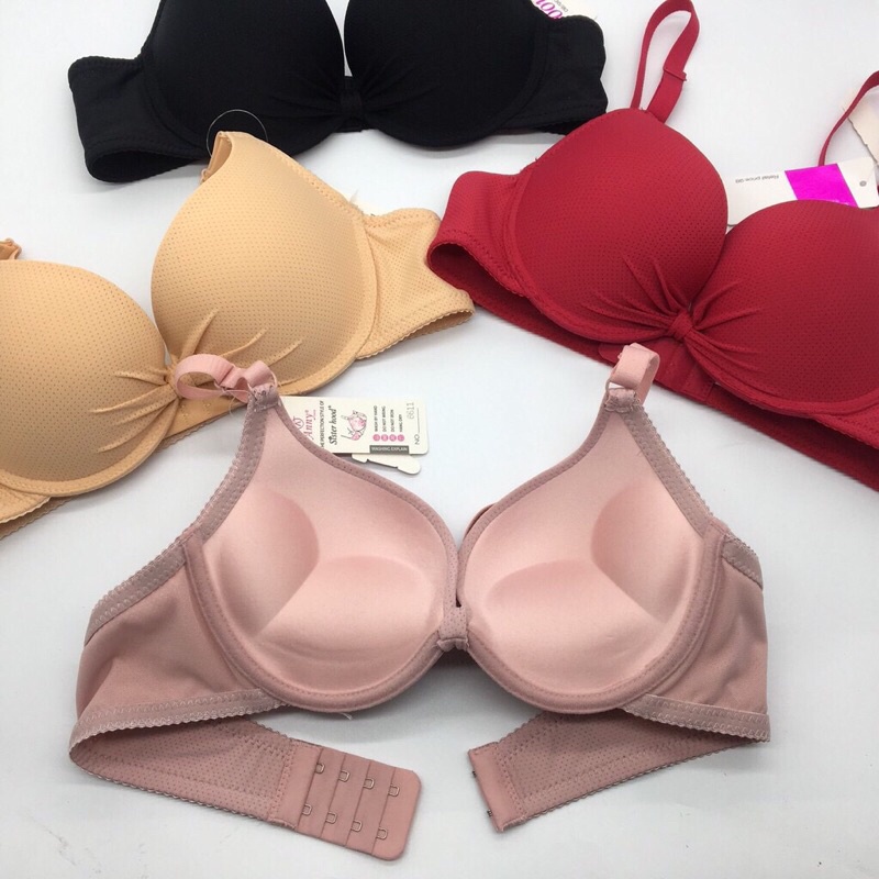 Áo ngực nữ có gọng mút kép nâng ngực tạo khe, áo lót thông hơi hình nơ 6611