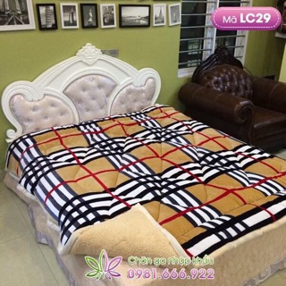 Chăn lông cừu 2018 hàng Việt Nam 3 lớp