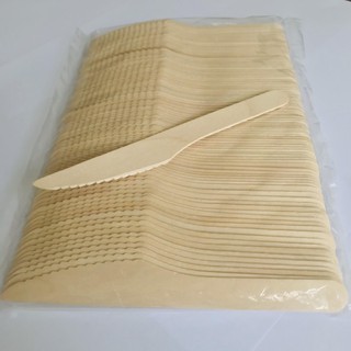 Dĩa gỗ, nĩa gỗ, muỗng gỗ loại 16cm dùng 1 lần chất lượng cao an toàn cho môi trường