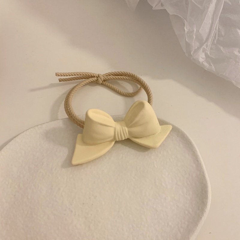 Dây buộc tóc co giãn phối nơ phong cách đáng yêu cho nữ