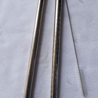 Combo 2 ống hút trà sữa inox