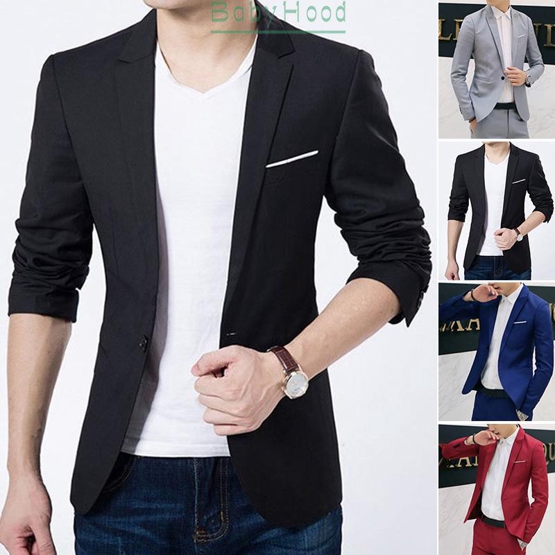 Áo khoác vest dáng ôm thiết kế lịch lãm dành cho nam