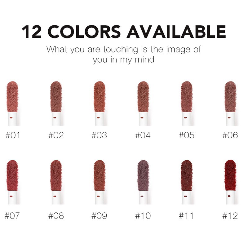 O.TWO.O Matte Veet Liquid Lipstick Waterproof Rich Color Long Lasting Lips Makeup Lightweight Lip Gloss 2