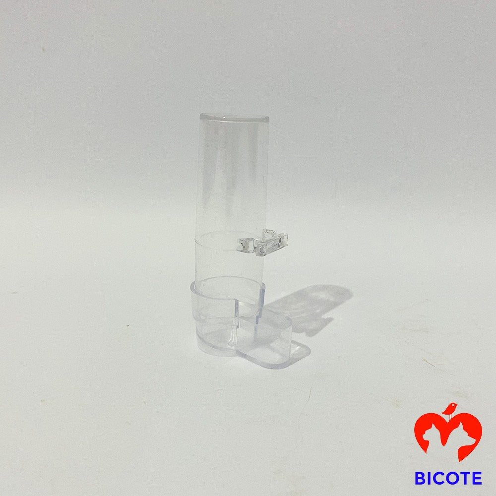 Cóng uống nước cho chim khuyên chất liệu nhựa mica giá rẻ 50ml
