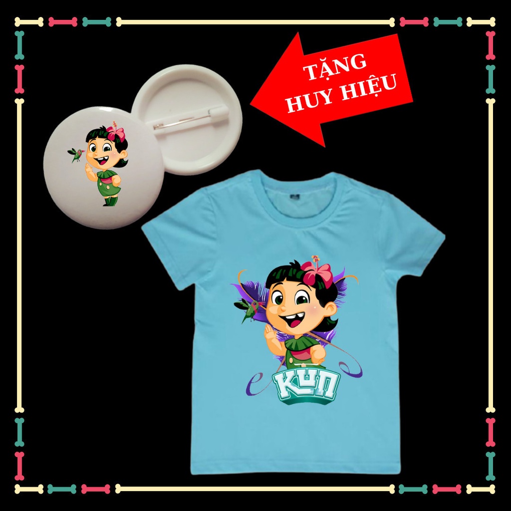 Áo Kun Áo Gia đình nông trại Kun Siêu phàm Tám Tuốt cho trẻ em-Tặng Huy Hiệu Kun cho trẻ em