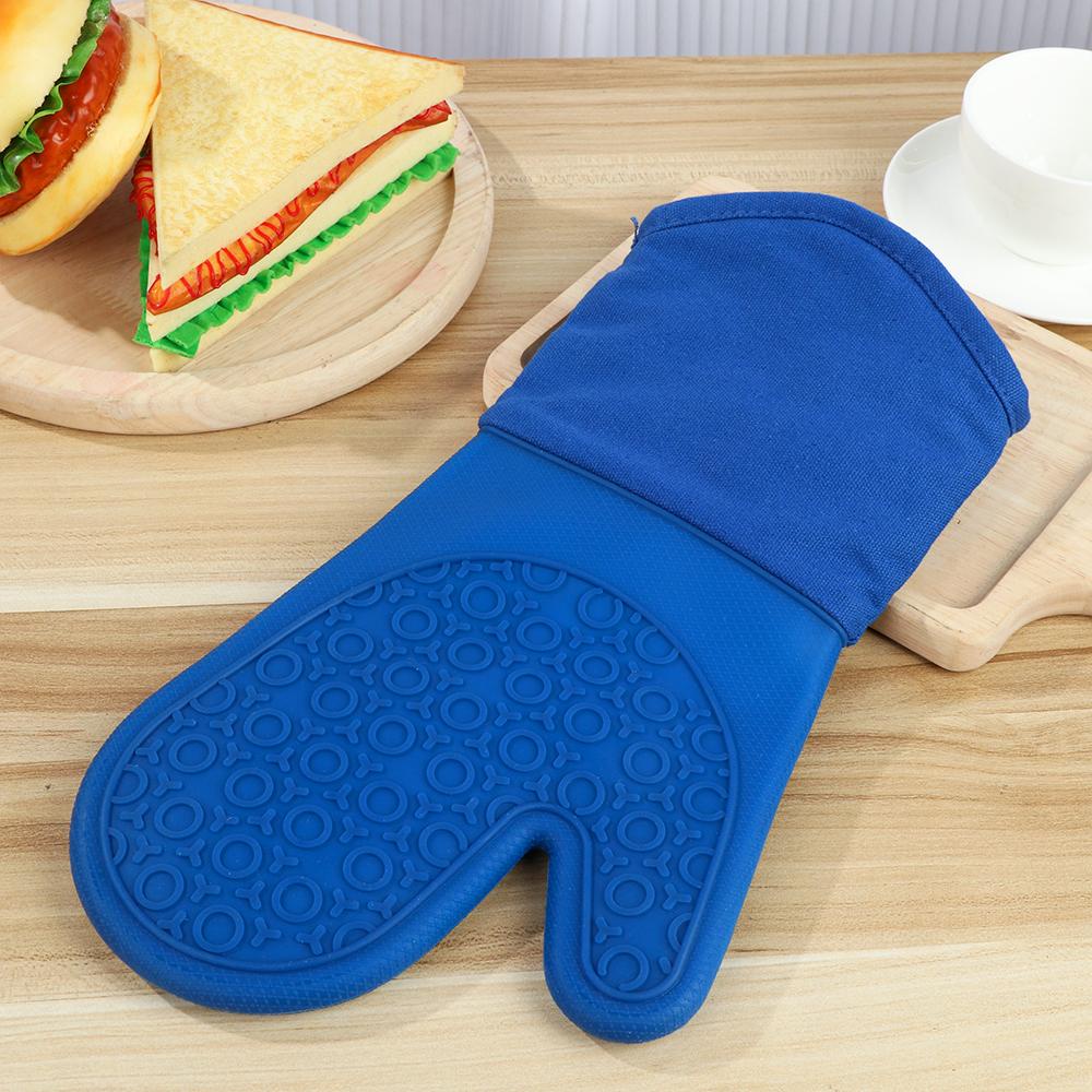 Găng Tay Silicone Cách Nhiệt Chống Trượt Dùng Cho Lò Vi Sóng