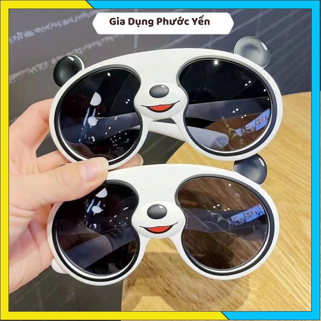 Kính chống nắng kính râm chống tia UV cho bé hình panda gấu trúc dễ thương