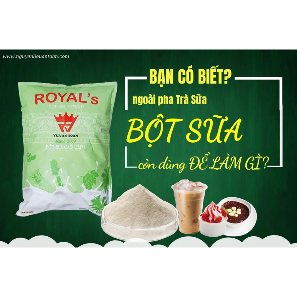 Bột Sữa Royal's Cao Cấp 5kg Pha Tất Cả Các Loại Trà Sữa