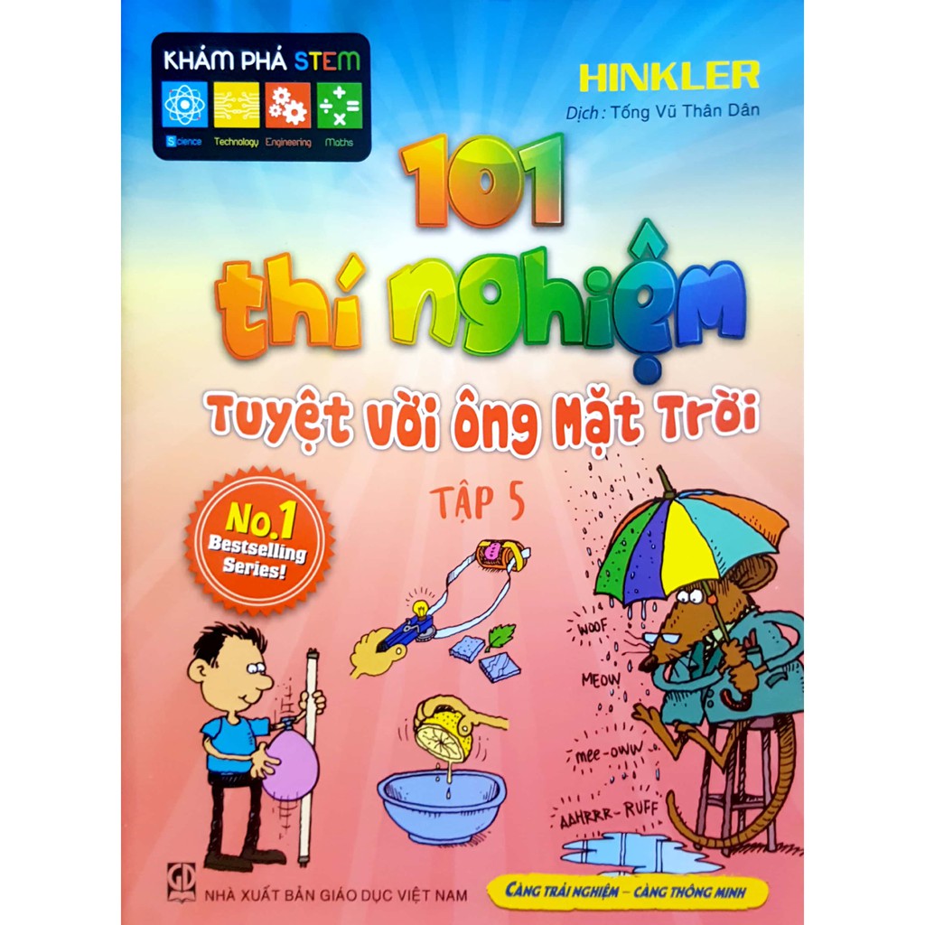 Sách - Bộ 101 Thí Nghiệm - Tuyệt Vời Ông Mặt Trời (5 cuốn)