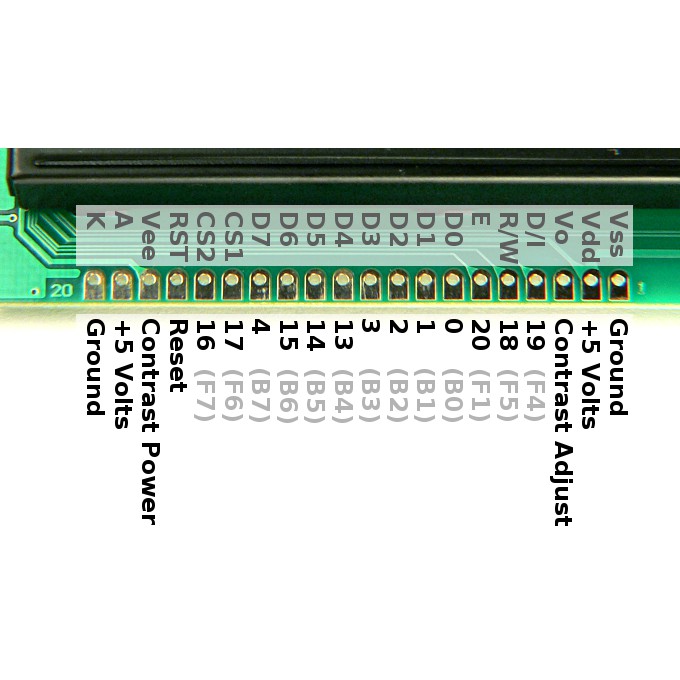 LCD12864 Driver KS0108 xanh dương- HT109