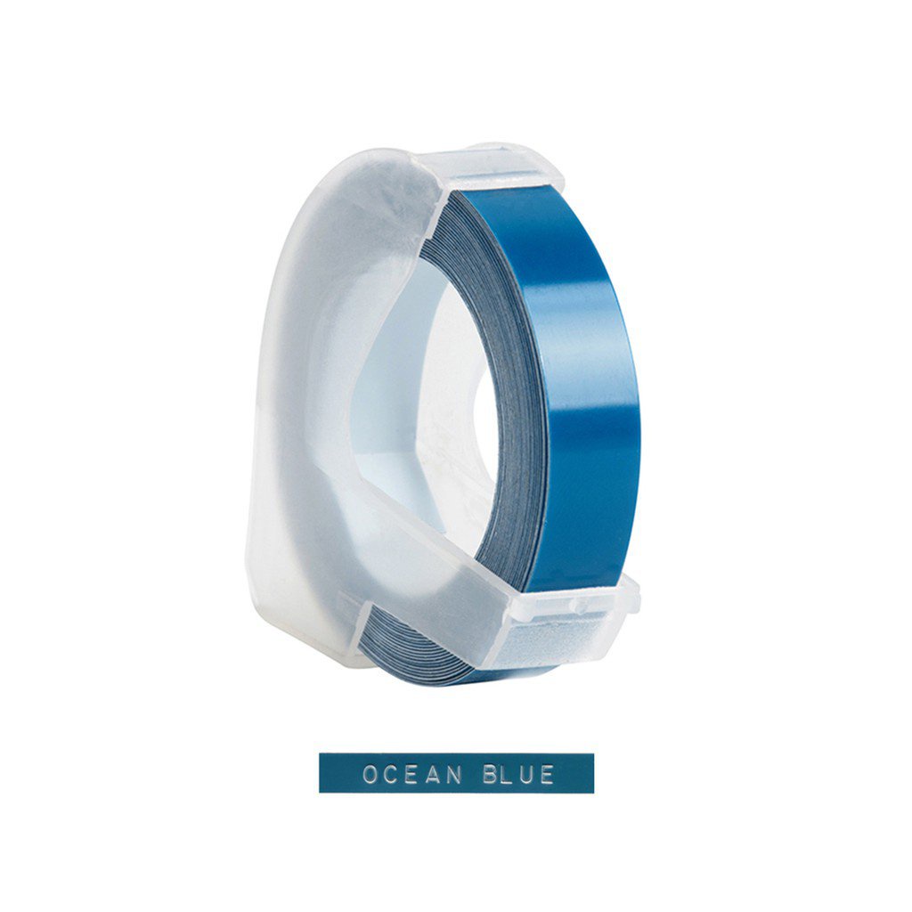 ✎Cuộn Băng Dập Nổi Bằng Nhựa 3D Cho Máy In Nhãn Cidy Motix DYMO 12965 1610 Với Kích Thước 3 / 8 Inch * 9.8 feet