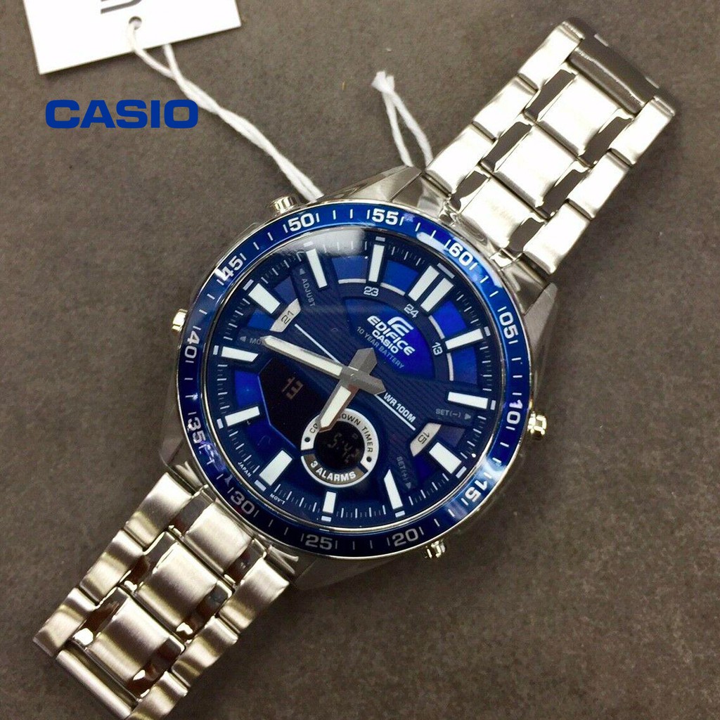 Đồng hồ nam CASIO Edifice EFV-C100D-2AVDF chính hãng - Bảo hành 1 năm, Thay pin miễn phí